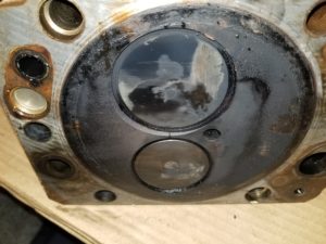 Cracked Cylinder Head on a MAN D2842LE404 V12